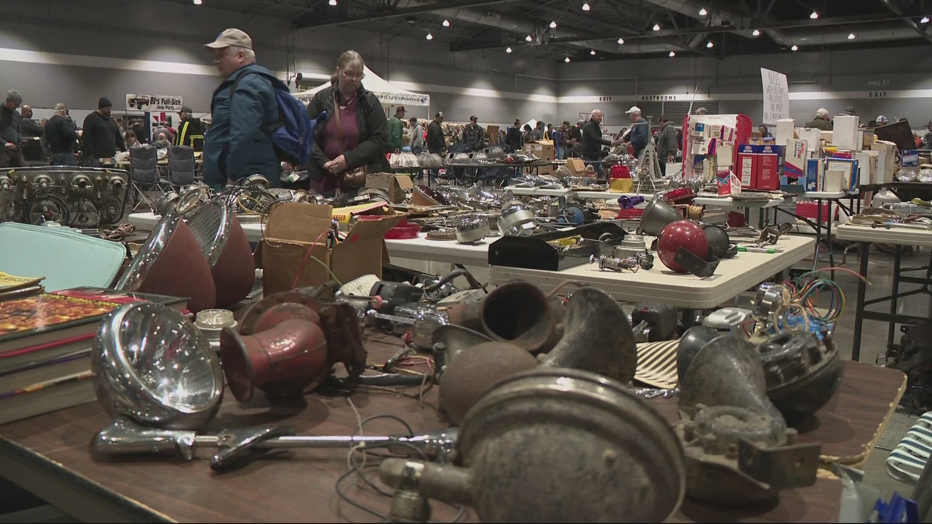 The 58th Portland Auto Swap Meet at Portland Expo Center has been going on since 1964.