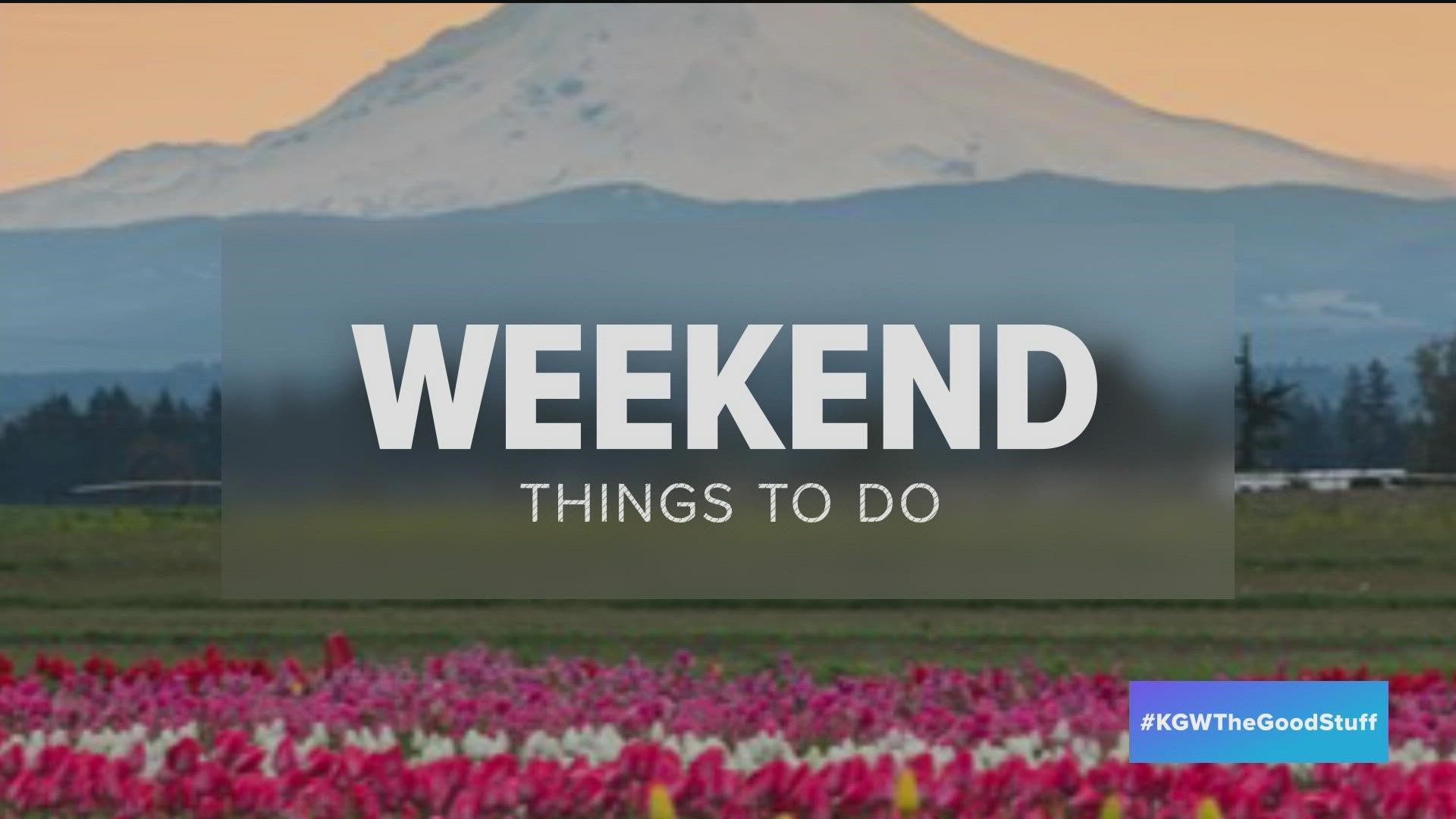 Looking for something to do this weekend? There's a swap meet at the Portland International Raceway, a leaping musical "A Year with Frog and Toad", and more.