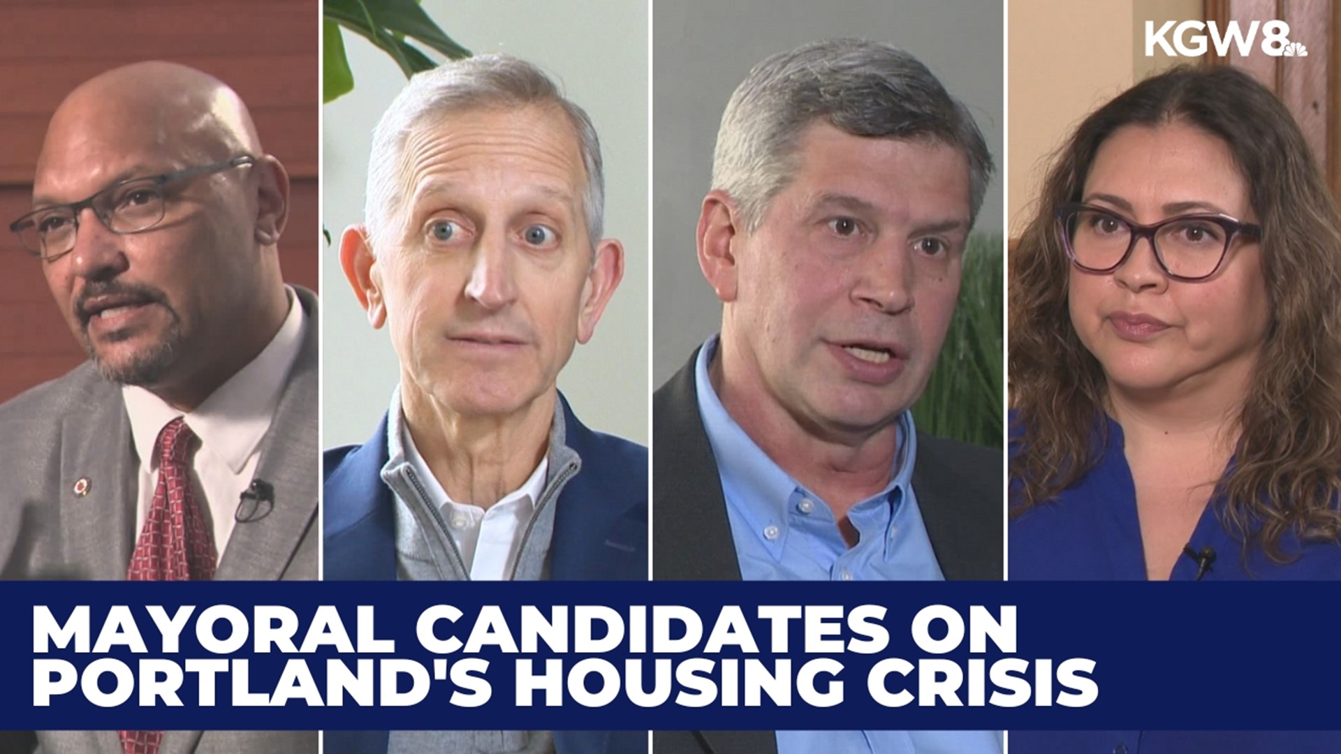 Reporter Blair Best sat down with the top candidates running for Portland mayor to find out how they plan to tackle the city's homelessness if elected.